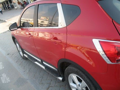 Nissan Qashqai (2006-) молдинги хромированные на двери по нижней линии окон, комплект 4 шт.